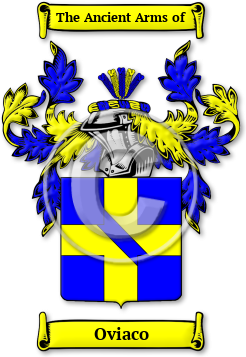 Oviaco Family Crest Download (JPG) Legacy Series - 600 DPI