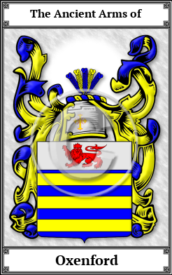 Oxenford Family Crest Download (JPG)  Book Plated - 150 DPI