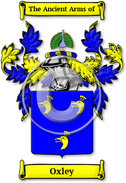Oxley Family Crest Download (jpg) Legacy Series - 150 DPI