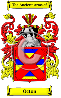 Octon Family Crest Download (jpg) Heritage Series - 150 DPI