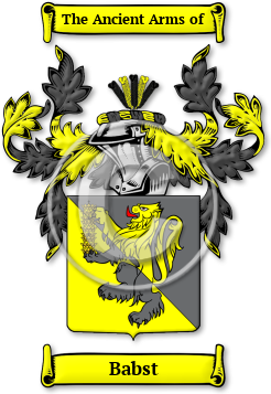 Babst Family Crest Download (jpg) Legacy Series - 150 DPI