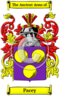 Pacey Family Crest/Coat of Arms