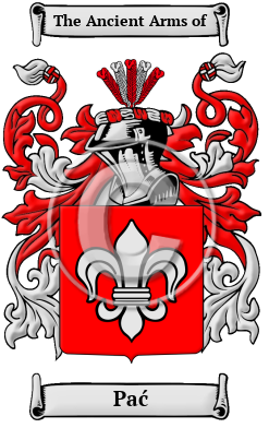 Pać Family Crest Download (JPG) Heritage Series - 300 DPI