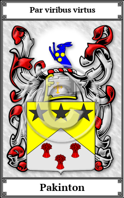 Pakinton Family Crest Download (JPG)  Book Plated - 150 DPI