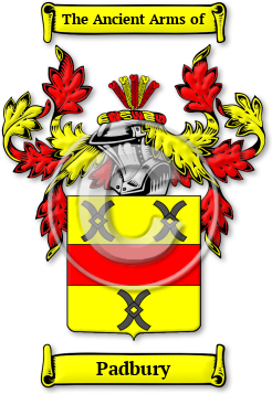 Padbury Family Crest Download (jpg) Legacy Series - 150 DPI