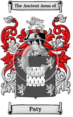 Paty Family Crest Download (JPG) Heritage Series - 600 DPI