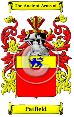 Patfield Family Crest/Coat of Arms