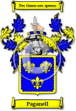 Paganell Family Crest Download (JPG) Legacy Series - 300 DPI