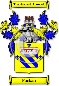 Packan Family Crest Download (jpg) Legacy Series - 150 DPI