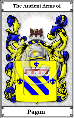 Pagan- Family Crest Download (JPG) Book Plated - 600 DPI