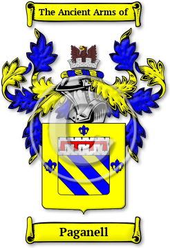 Paganell Family Crest Download (jpg) Legacy Series - 150 DPI