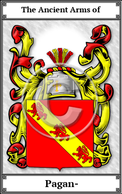 Pagan- Family Crest Download (JPG) Book Plated - 600 DPI