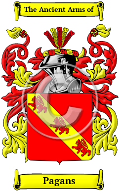 Pagans Family Crest Download (JPG) Heritage Series - 600 DPI