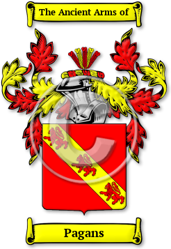 Pagans Family Crest Download (jpg) Legacy Series - 150 DPI
