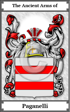 Paganelli Family Crest Download (JPG)  Book Plated - 150 DPI