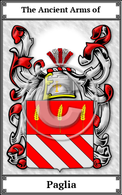 Paglia Family Crest Download (JPG)  Book Plated - 150 DPI