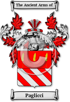 Paglicci Family Crest Download (JPG) Legacy Series - 600 DPI