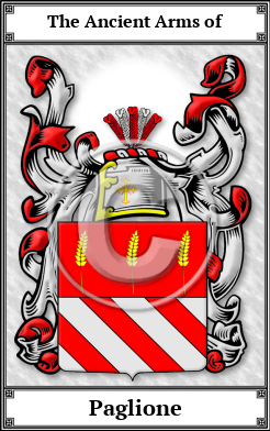 Paglione Family Crest Download (JPG)  Book Plated - 150 DPI