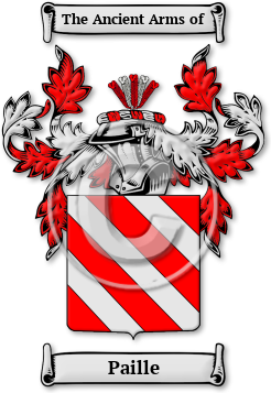 Paille Family Crest Download (jpg) Legacy Series - 150 DPI