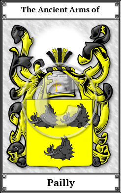 Pailly Family Crest Download (JPG)  Book Plated - 150 DPI