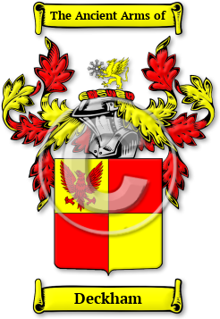 Deckham Family Crest Download (jpg) Legacy Series - 150 DPI