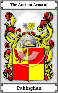Pakinghan Family Crest Download (JPG)  Book Plated - 150 DPI