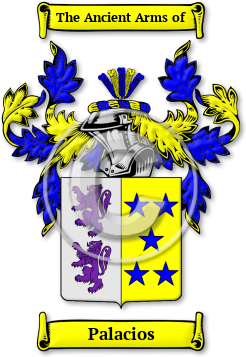 Palacios Family Crest Download (jpg) Legacy Series - 150 DPI