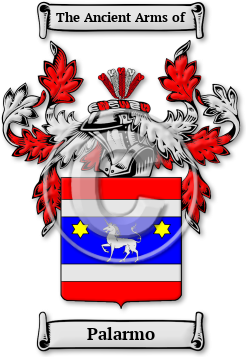 Palarmo Family Crest Download (jpg) Legacy Series - 150 DPI