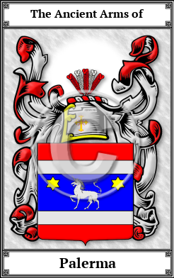 Palerma Family Crest Download (JPG) Book Plated - 600 DPI