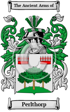 Perlthorp Family Crest Download (JPG) Heritage Series - 600 DPI
