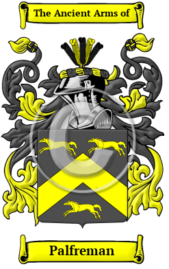 Palfreman Family Crest/Coat of Arms