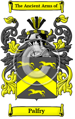 Palfry Family Crest/Coat of Arms