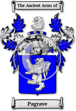 Pagrave Family Crest Download (jpg) Legacy Series - 150 DPI