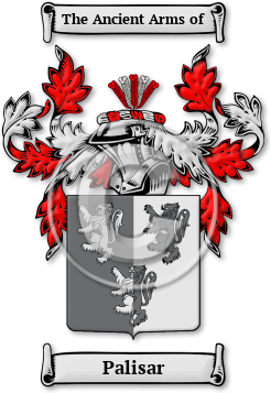Palisar Family Crest Download (jpg) Legacy Series - 150 DPI