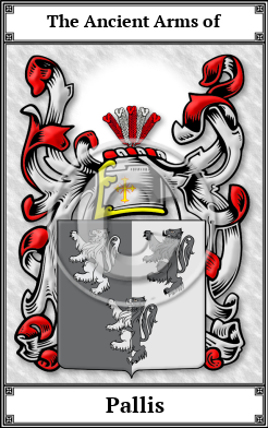 Pallis Family Crest Download (JPG)  Book Plated - 150 DPI
