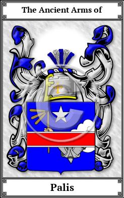 Palis Family Crest Download (JPG)  Book Plated - 150 DPI