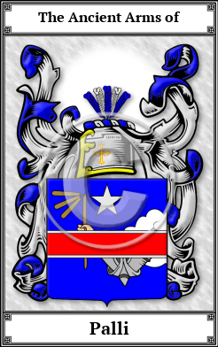 Palli Family Crest Download (JPG) Book Plated - 600 DPI