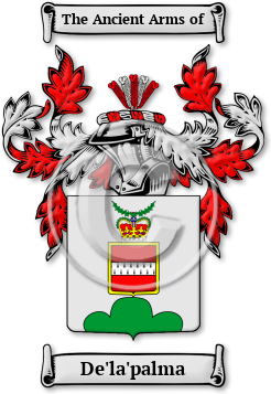 De'la'palma Family Crest Download (jpg) Legacy Series - 150 DPI