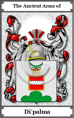 Di'palma Family Crest Download (JPG)  Book Plated - 150 DPI