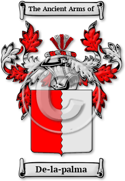 De-la-palma Family Crest Download (jpg) Legacy Series - 150 DPI