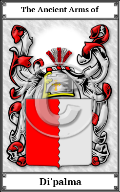 Di'palma Family Crest Download (JPG)  Book Plated - 150 DPI