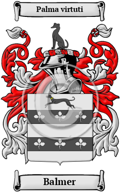 Balmer Family Crest/Coat of Arms