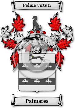 Palmares Family Crest Download (jpg) Legacy Series - 150 DPI