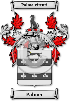 Palmer Family Crest Download (jpg) Legacy Series - 150 DPI