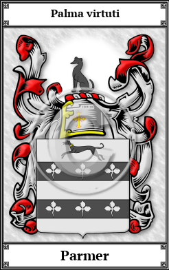 Parmer Family Crest Download (JPG) Book Plated - 600 DPI