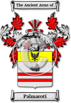 Palmaroti Family Crest Download (jpg) Legacy Series - 150 DPI