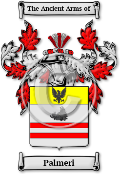 Palmeri Family Crest Download (jpg) Legacy Series - 150 DPI