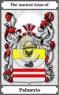 Palmerio Family Crest Download (JPG) Book Plated - 600 DPI