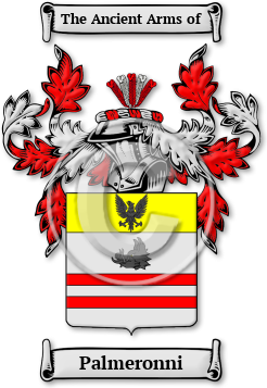 Palmeronni Family Crest Download (JPG) Legacy Series - 600 DPI