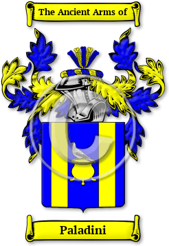 Paladini Family Crest Download (jpg) Legacy Series - 150 DPI